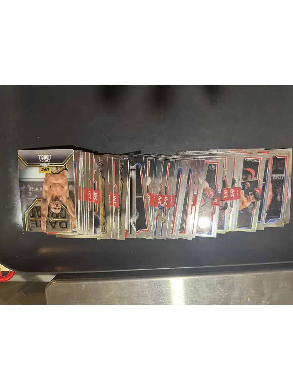UFC Topps Chrome Trading Cards Collection with Chuck Liddell Dare Great Card